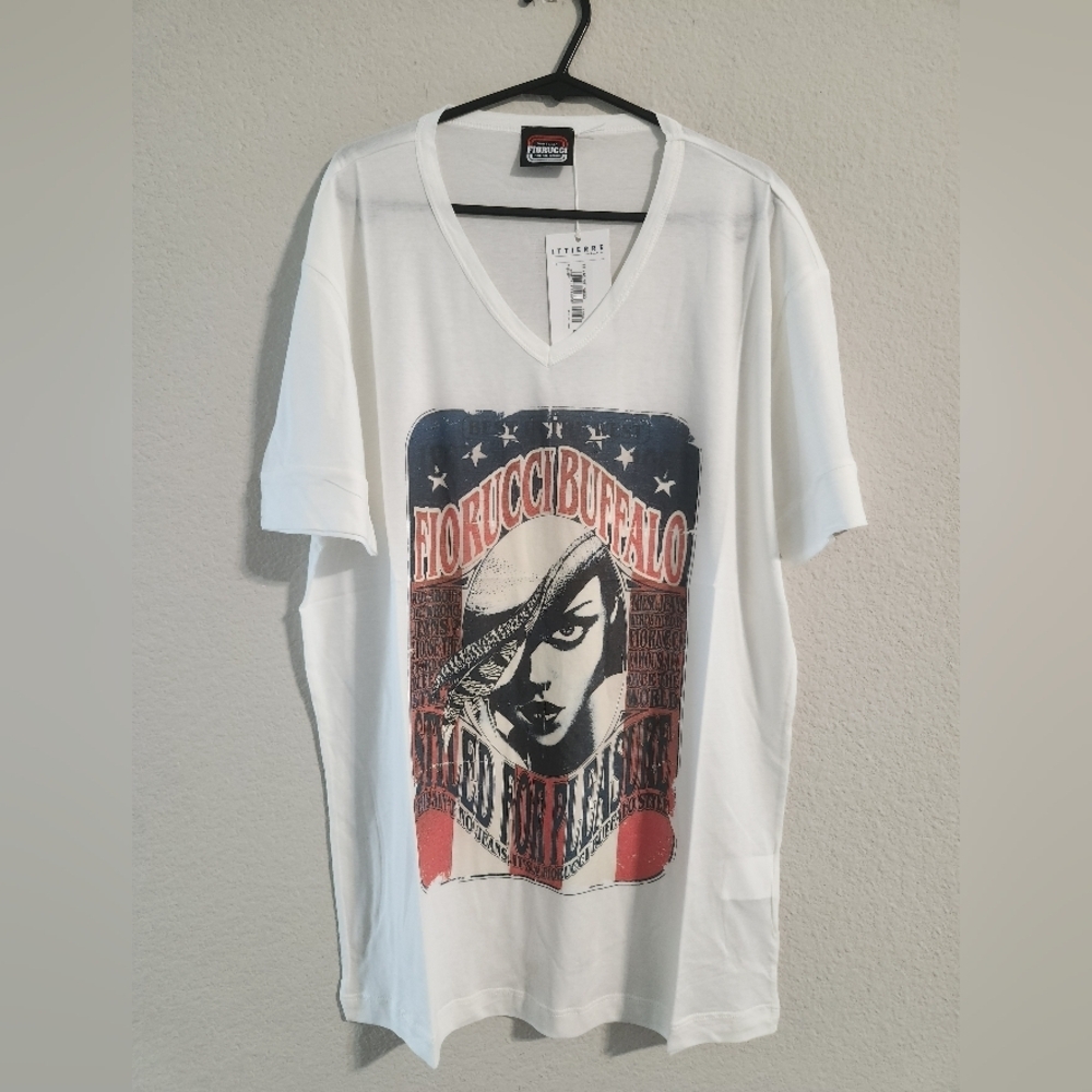 Fiorucci NWT Man Collection S/S “Fiorucci Buffalo” Print Tee